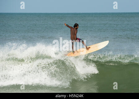 Surfer, Arugam Bay, Sri Lanka Stockfoto