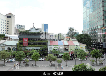 Die Walking Street in Ho-Chi-Minh-Stadt Stockfoto