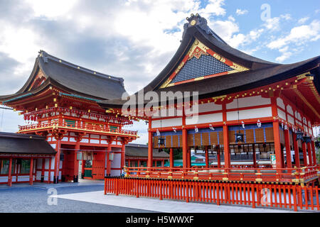 Fushimi Inari-Taisha-Schrein in Kyoto Präfektur Japans. Stockfoto