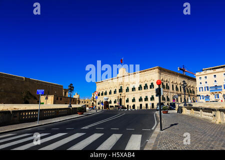 Auberge de Castille, Floriana, Valletta, Malta Stockfoto