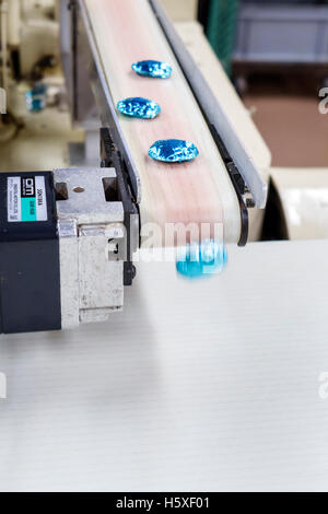 St. Saint Augustine Florida, Whetstone Pralinen, innen, Fabrik, Produktionslinie, Schokolade Süßigkeiten, verpackt, FL160803035 Stockfoto