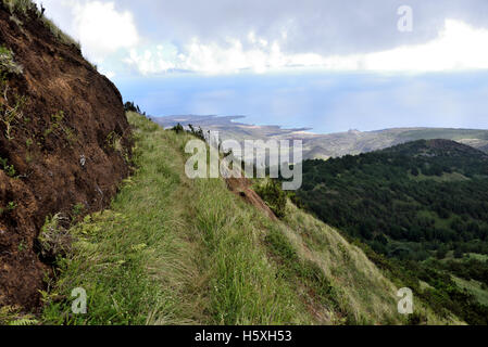 Elliots Weg auf Green Mountain auf der Nord-Ost in Richtung Schweinswal Punkt Suche Stockfoto