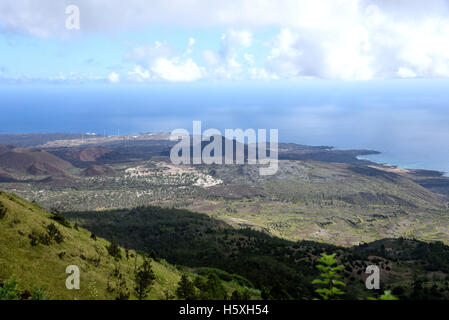 English Bay von Elliots Weg auf Green Mountain auf Ascension Island Stockfoto