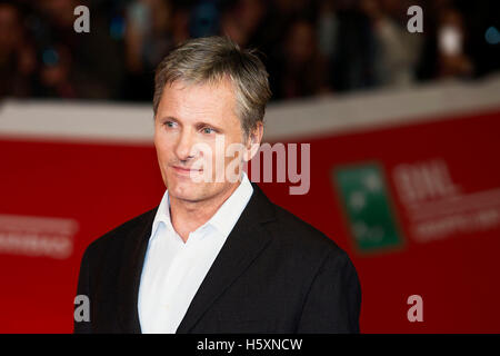 Viggo Mortensen besucht den roten Teppich der Kapitän Fantastic bei Rom Film Fest 2016 Stockfoto