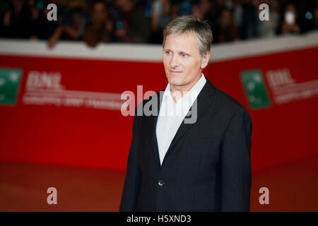 Viggo Mortensen besucht den roten Teppich der Kapitän Fantastic bei Rom Film Fest 2016 Stockfoto