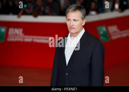 Viggo Mortensen besucht den roten Teppich der Kapitän Fantastic bei Rom Film Fest 2016 Stockfoto