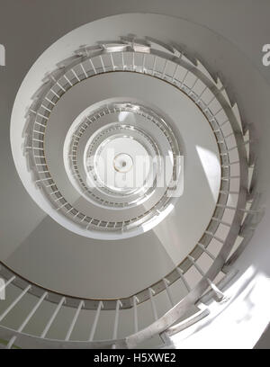 Spindeltreppen Stockfoto