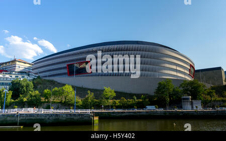 Stadion San Mamés, Heimat von Athletic Bilbao Stockfoto