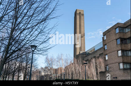 Tate Modern - Tate Gallery of Modern Art LONDON, ENGLAND - 22. Februar 2016 Stockfoto