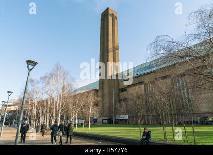 Tate Modern - Tate Gallery of Modern Art LONDON, ENGLAND - 22. Februar 2016 Stockfoto