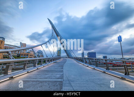 Harbor Drive Fußgängerbrücke. San Diego, Kalifornien, USA. Stockfoto