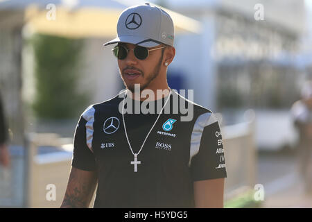 Austin, Texas, USA. 21. Oktober 2016. Formel 1 Grand Prix von Amerika. Freie Übungseinheiten. Lewis Hamilton Credit: Aktion Plus Sport/Alamy Live-Nachrichten Stockfoto