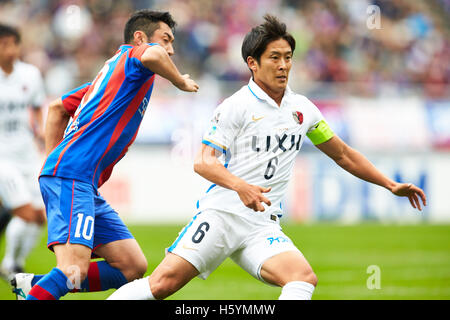 Tokio, Japan. 22. Oktober 2016. Ryota Nagaki (Geweih) Fußball: 2016 J1 Liga 2. Stadium Spiel zwischen F.C. Tokyo 2-1 Kashima Antlers Ajinomoto-Stadion in Tokio, Japan. © AFLO SPORT/Alamy Live-Nachrichten Stockfoto