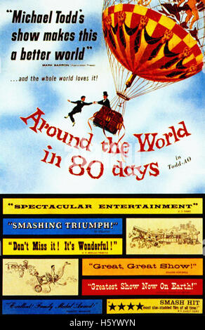 Around the World in 80 Days - Filmplakat Stockfoto