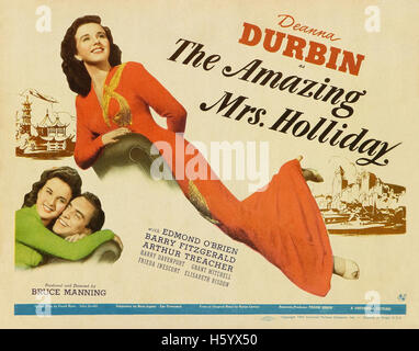 Die erstaunliche Frau Holliday - Filmplakat Stockfoto