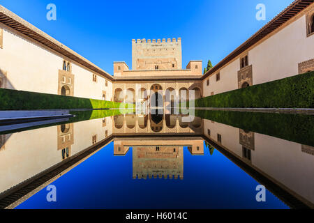 Alhambra von Granada, Spanien. Stockfoto