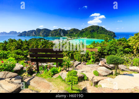 Thailand, Insel Phi Phi Don, Provinz Krabi. Stockfoto