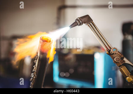 Schweißer, Schweißen, Metall Stockfoto