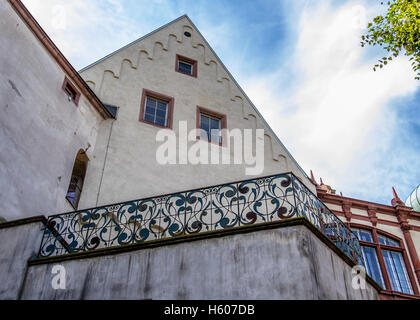 Darmstadt, Hessen, Deutschland. Das Stadtschloss (Stadtschloss) oder Residential Palace (Residenzschloss Gebäude außen detail Stockfoto