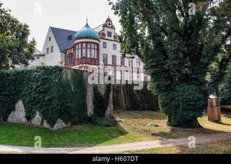 Darmstadt, Hessen, Deutschland. Trockengraben Garten des Stadtschlosses, Residenzschloss, Stadtschloss Stockfoto