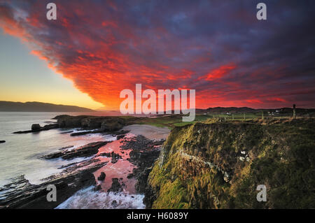 Magic Sunrise in Donegal, Irland Stockfoto