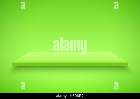 Grün-Präsentations-Plattform Stock Vektor