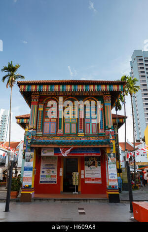 Haus von Tan Teng Niah, Little India, Singapur Stockfoto