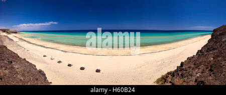 Mal Nobre sandigen Strand, Jandia, Fuerteventura, Kanarische Inseln, Spanien Stockfoto