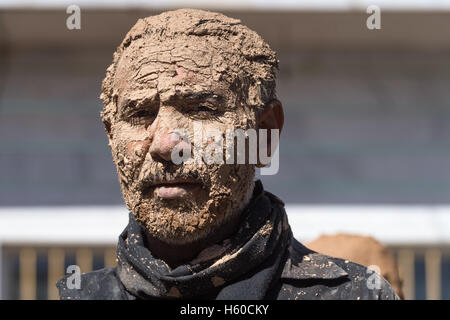 10 Muharram (Ashura), Bidjar, Mann, Schlamm Stockfoto