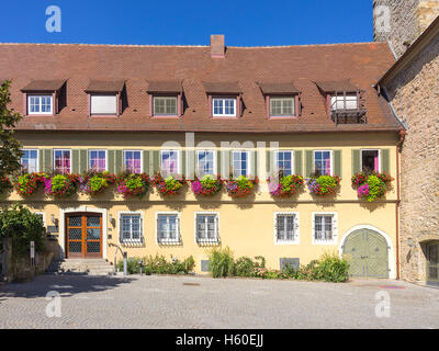 Grafenburg Burg und heutigen Rathaus, Lauffen am Neckar, Baden-Württemberg, Deutschland. Stockfoto