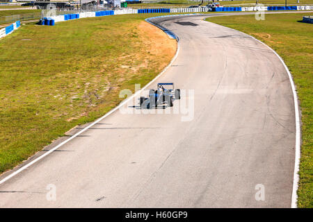 Formel-Rennwagen auf dem Sebring International Raceway in Florida Stockfoto