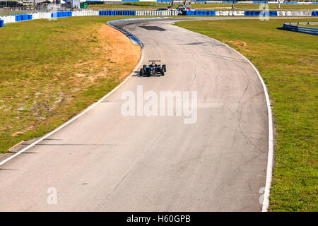 Formel-Rennwagen auf dem Sebring International Raceway in Florida Stockfoto