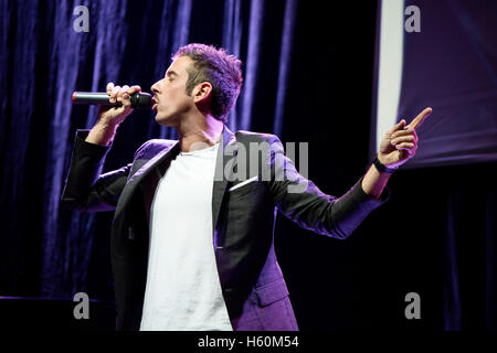 Francesco Gabbani während der Concerto della Misericordia im Auditorium Conciliazione in Rom Stockfoto