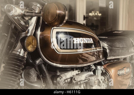 Honda classic Motorrad 500 vier Jahrgang Stockfoto