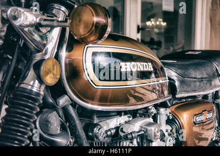 Honda classic Motorrad 500 vier Jahrgang Stockfoto