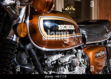 Honda classic Motorrad 500 vier Jahrgang Stockfoto