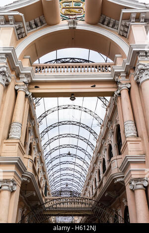 Koloniale Architektur in der Stadt Lima, Peru. Stockfoto