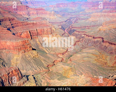 South Rim des Grand Canyon. "Grand Canyon"-Nationalpark in Arizona, USA Stockfoto