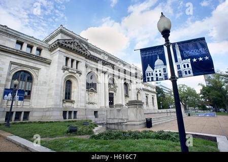 Washington DC. - 4. Oktober 2016. Carnegie Bibliothek der alten Washington DC. Stockfoto