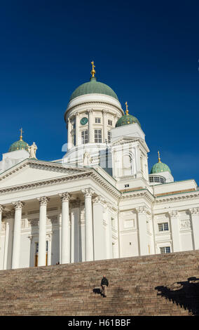 Helsinki Kathedrale Wahrzeichen im Senat quadratische Finnland Stockfoto