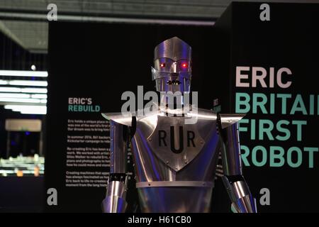 Eric erste Roboter der Großbritannien am Science Museum Stockfoto