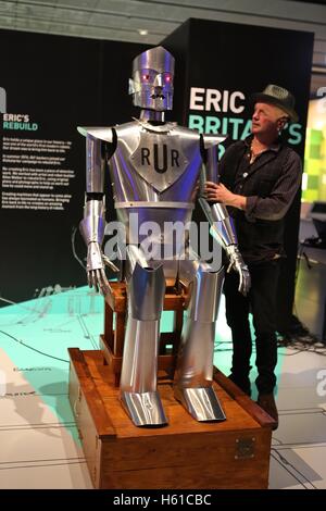 Eric erste Roboter der Großbritannien am Science Museum Stockfoto