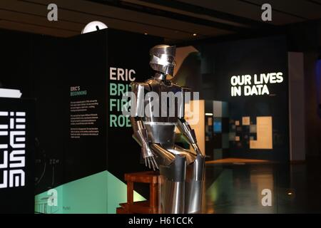 Eric erste Roboter der Großbritannien am Science Museum Stockfoto