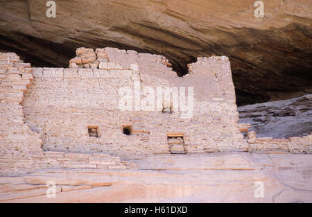 White House Ruinen der Klippe Gebäude im Canyon de Chelly National Monument, Arizona Stockfoto