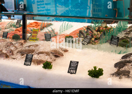 Sydney-Fischhändler-Store in Manly Beach, Sydney, Australien Stockfoto