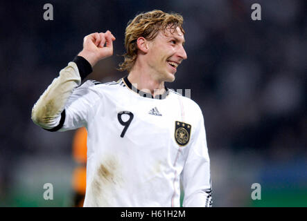 Stefan Kiessling, Fußball Freundschaftsspiel Deutschland - Elfenbeinküste 2: 2 in der Veltins-Arena in Gelsenkirchen, Nordrhein-Westfalen Stockfoto