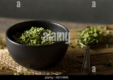 Rohe organische trocken Schnittlauch bereit zum Kochen Stockfoto