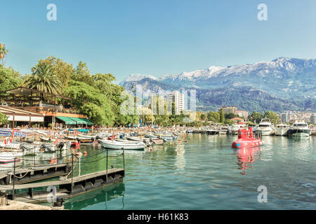 BUDVA, MONTENEGRO - CA. AUGUST 2016. Stockfoto