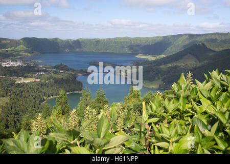 Lagoa Das Sete Cidades auf der Insel Sao Miguel, Azoren Stockfoto