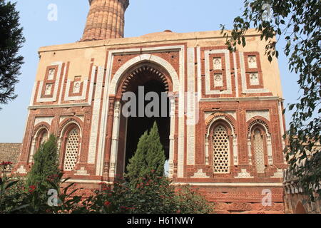 Alai Darwaza, Qutb Minar komplizierte Mehrauli archäologischer Park, Delhi, Indien, indischer Subkontinent, Südasien Stockfoto